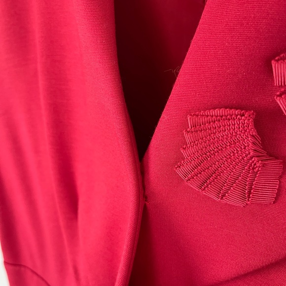 Trina Turk Red Cocktail Dress Size 4-6 - Picture 8 of 10